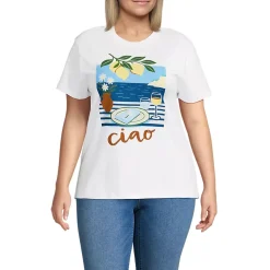 Women's Short Sleeve Crew Neck Graphic T-Shirt