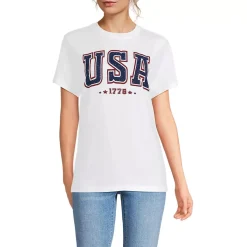 Women's Short Sleeve Crew Neck Graphic T-Shirt