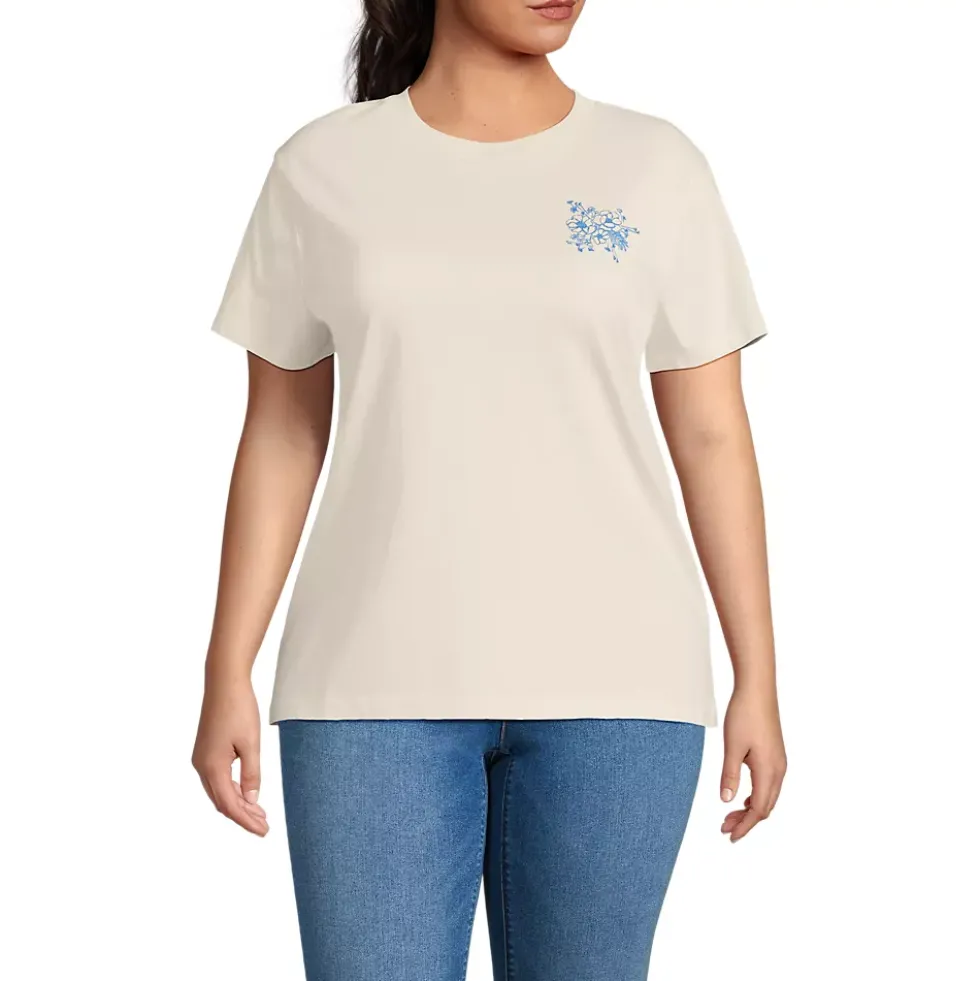 Women's Short Sleeve Crew Neck Graphic T-Shirt