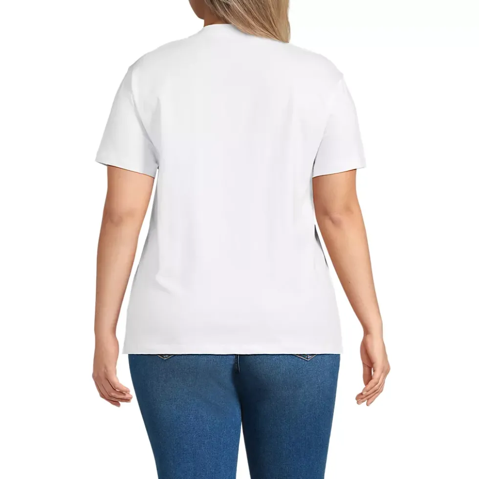Women's Short Sleeve Crew Neck Graphic T-Shirt