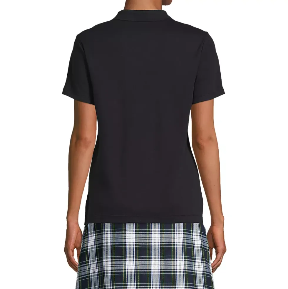 Women's Short Sleeve Feminine Fit Interlock Polo Shirt