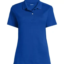 Women's Short Sleeve Feminine Fit Interlock Polo Shirt