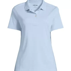 Women's Short Sleeve Feminine Fit Interlock Polo Shirt