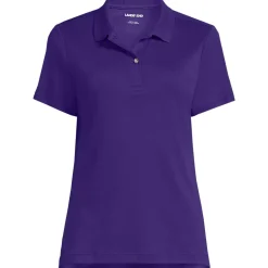 Women's Short Sleeve Feminine Fit Interlock Polo Shirt