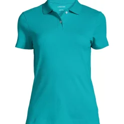 Women's Short Sleeve Feminine Fit Interlock Polo Shirt