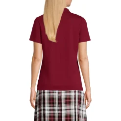 Women's Short Sleeve Feminine Fit Interlock Polo Shirt