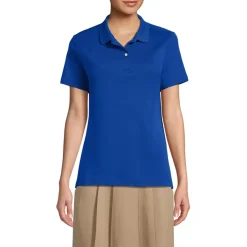 Women's Short Sleeve Feminine Fit Interlock Polo Shirt
