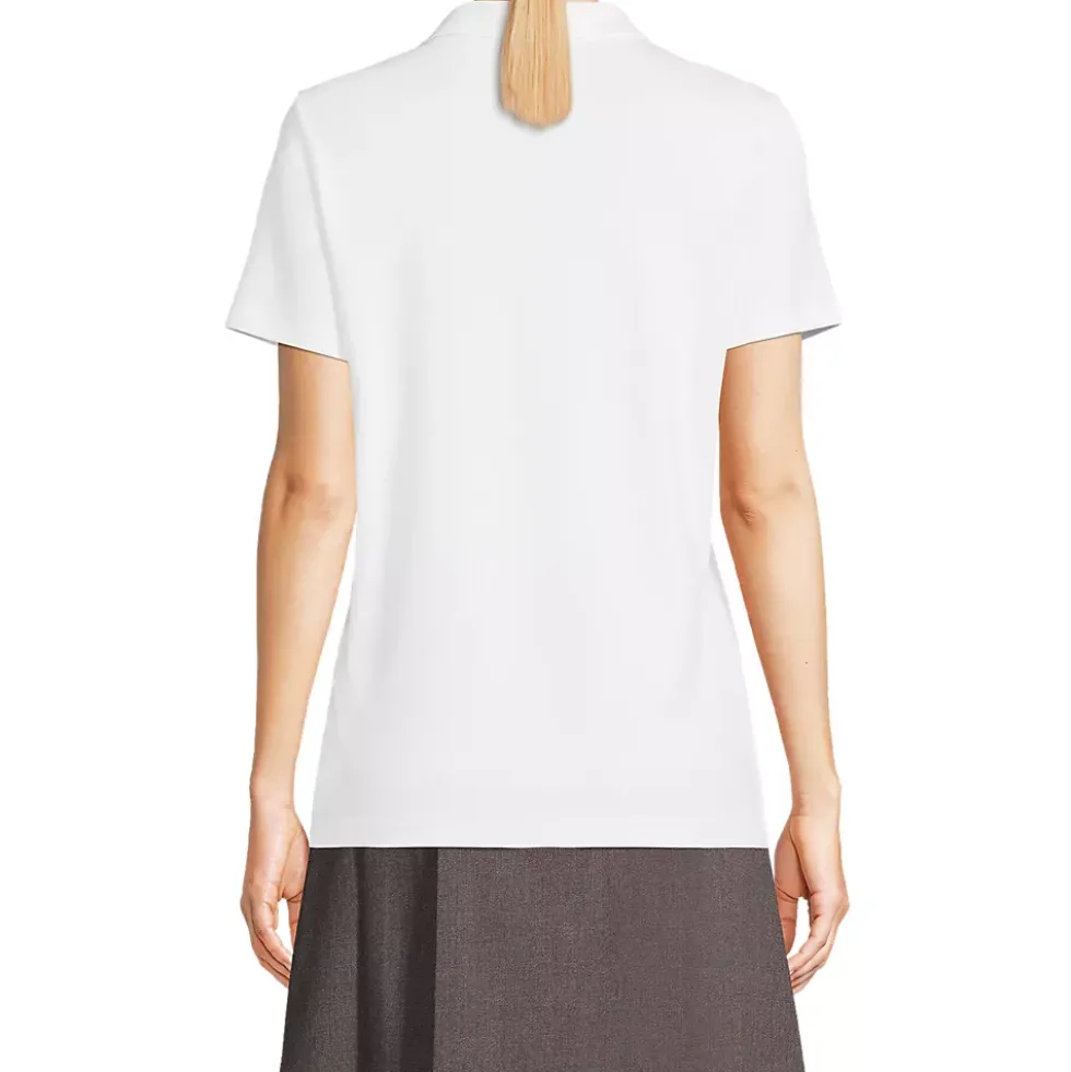 Women's Short Sleeve Feminine Fit Interlock Polo Shirt