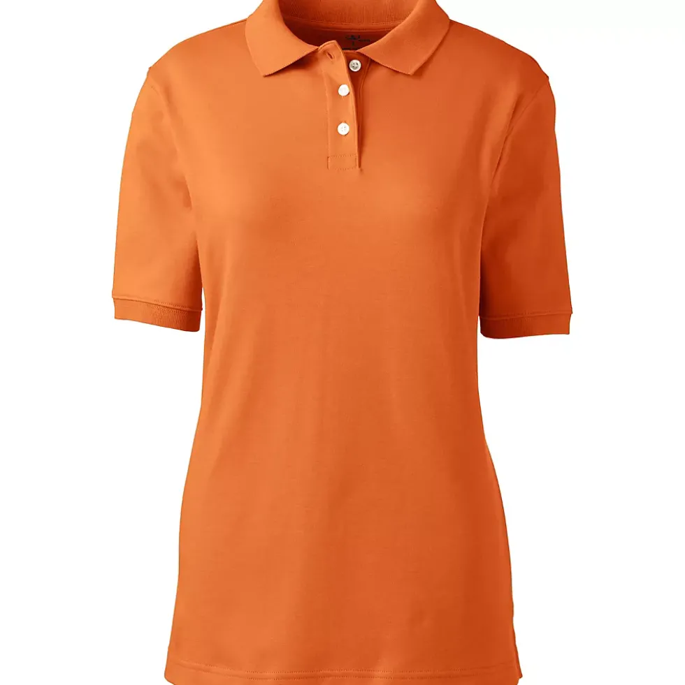 Women's Short Sleeve Interlock Polo Shirt