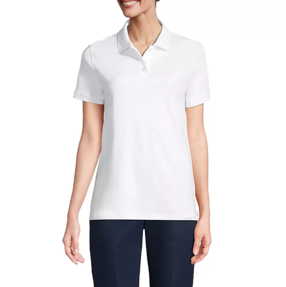 Women's Short Sleeve Interlock Polo Shirt