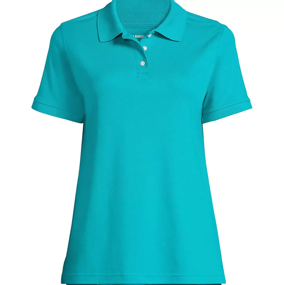 Women's Short Sleeve Interlock Polo Shirt