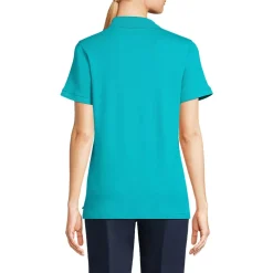Women's Short Sleeve Interlock Polo Shirt