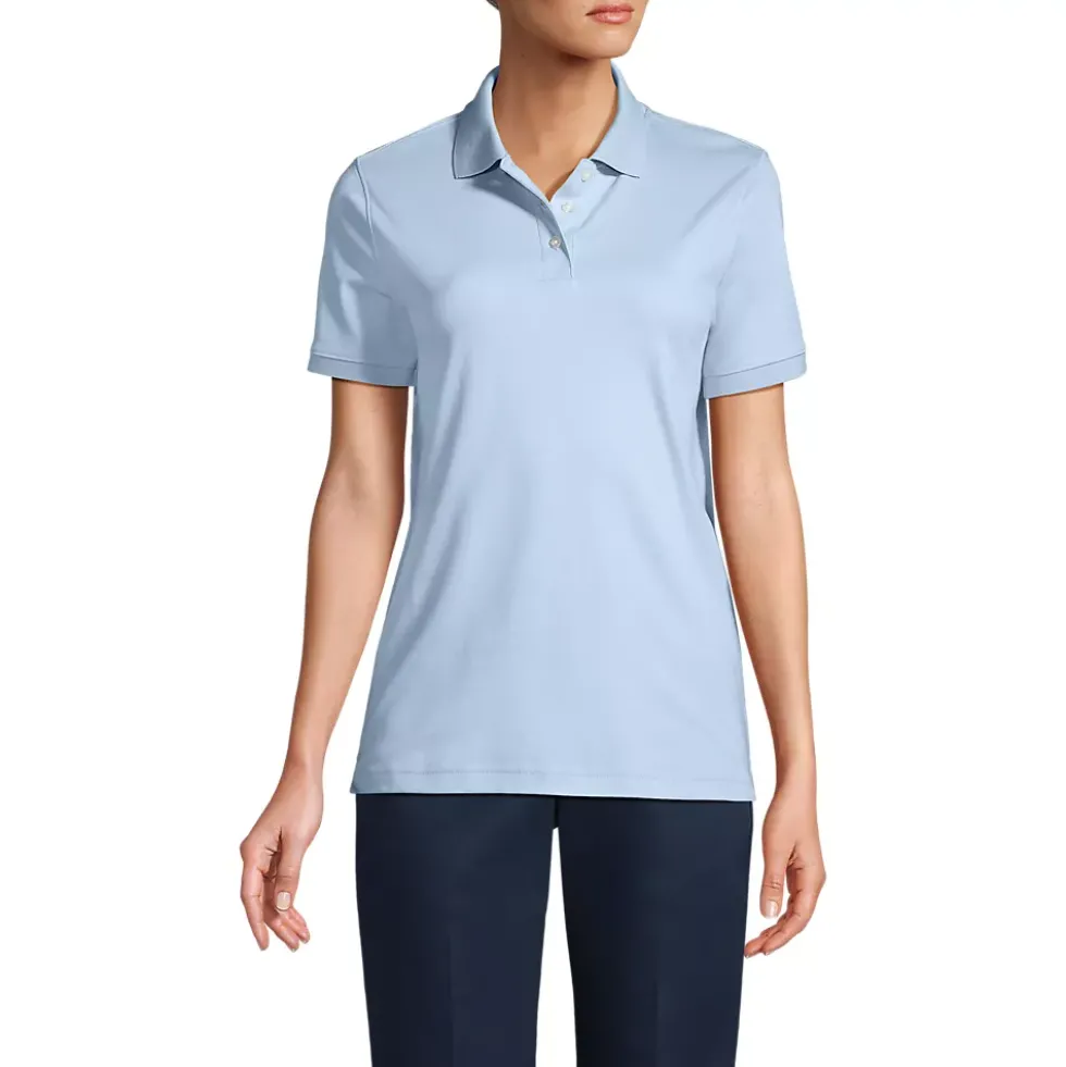 Women's Short Sleeve Interlock Polo Shirt