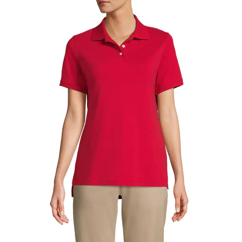 Women's Short Sleeve Interlock Polo Shirt