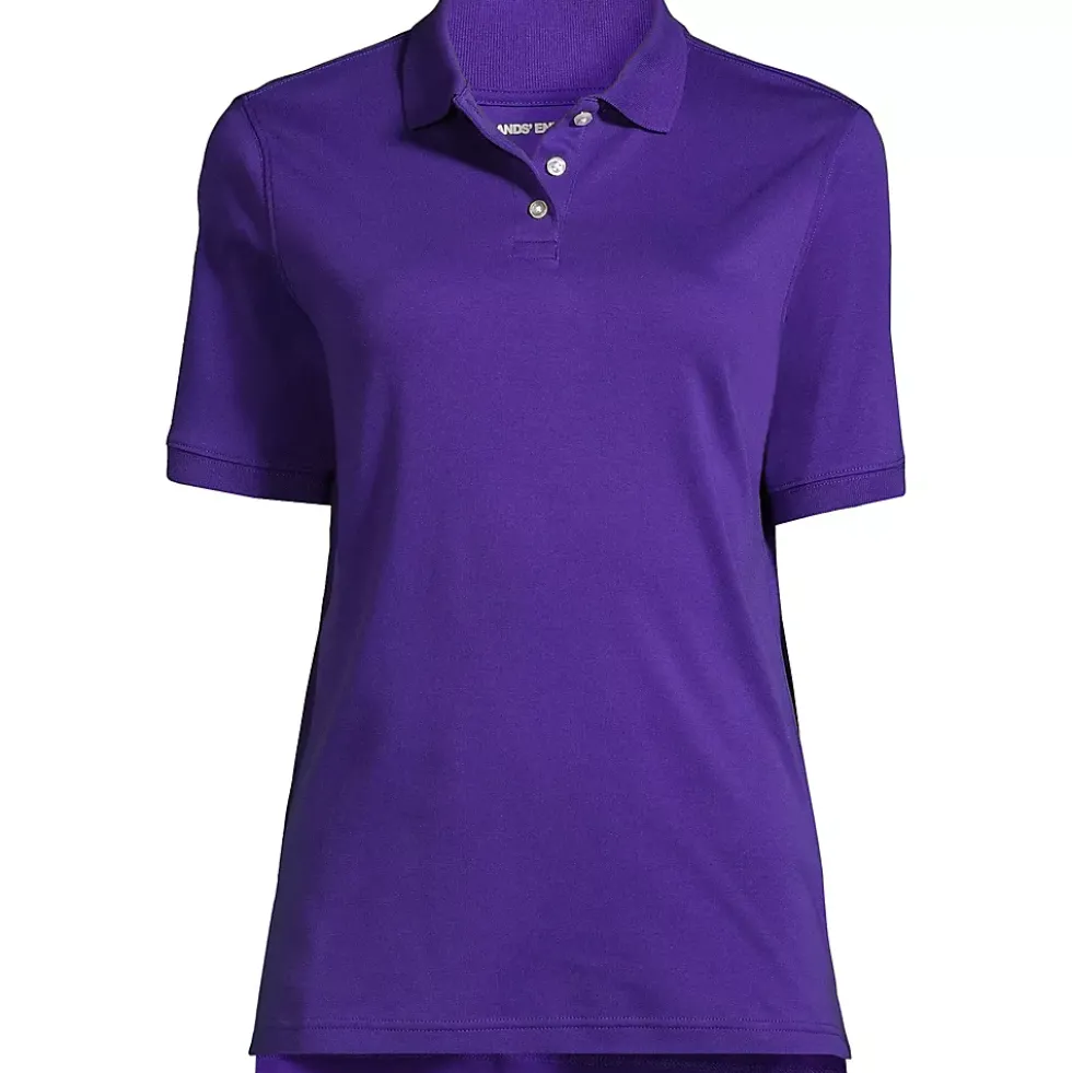 Women's Short Sleeve Interlock Polo Shirt