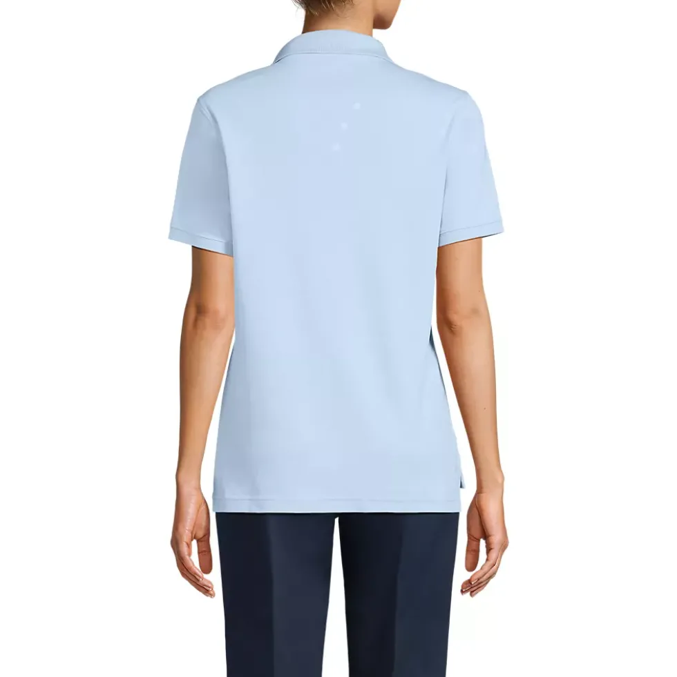 Women's Short Sleeve Interlock Polo Shirt
