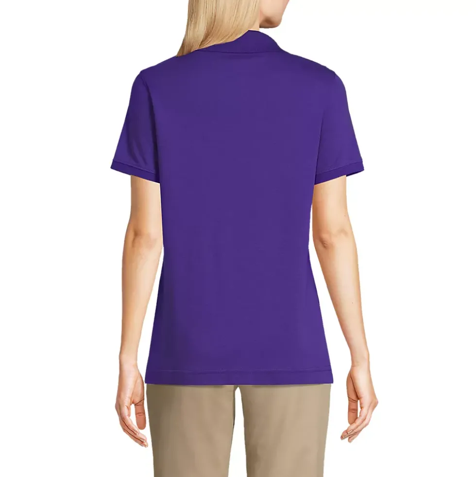 Women's Short Sleeve Interlock Polo Shirt
