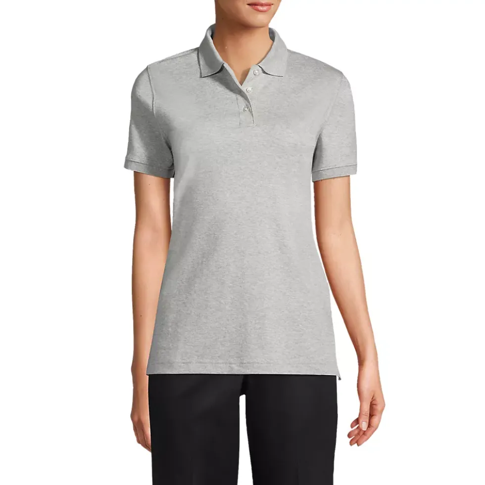 Women's Short Sleeve Interlock Polo Shirt