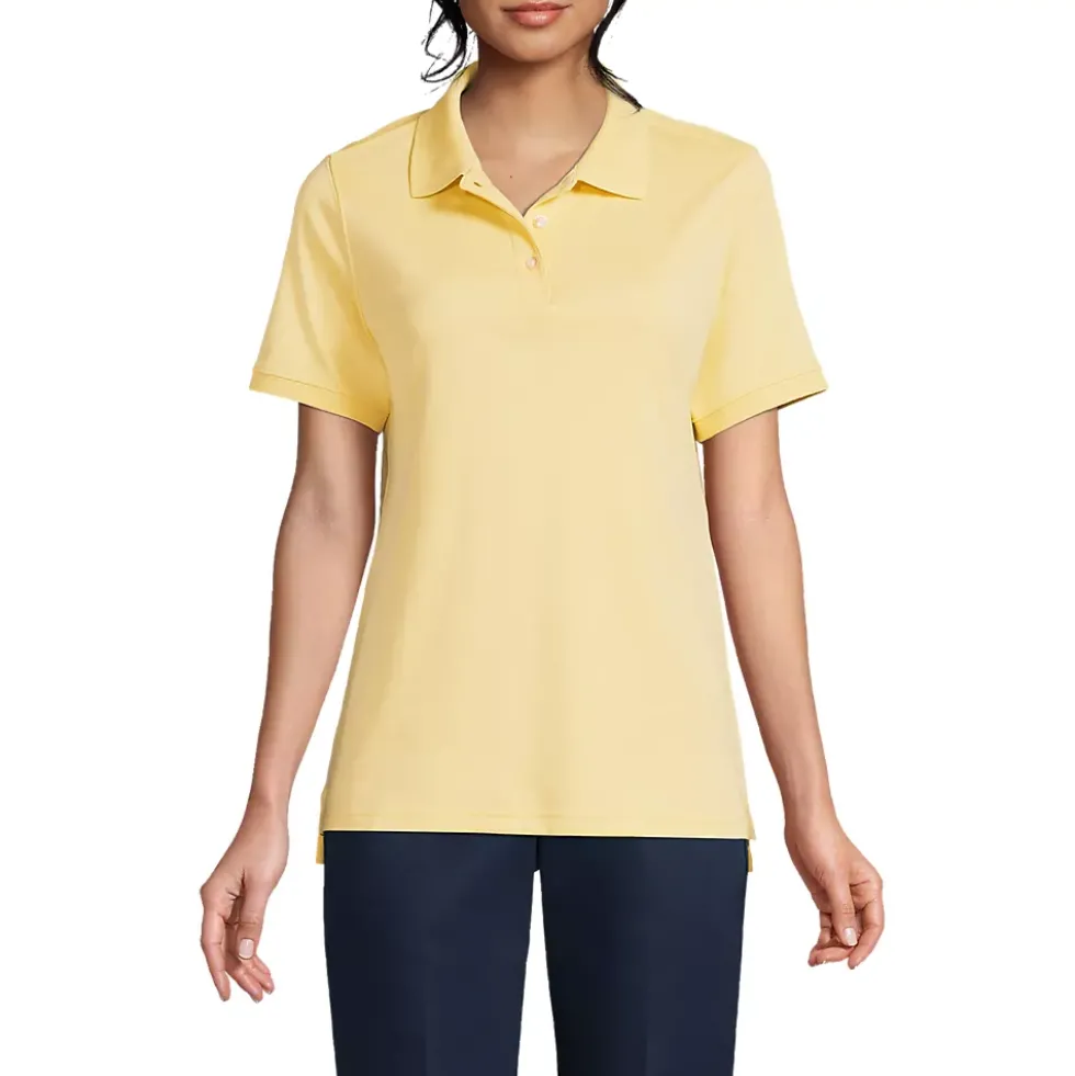 Women's Short Sleeve Interlock Polo Shirt