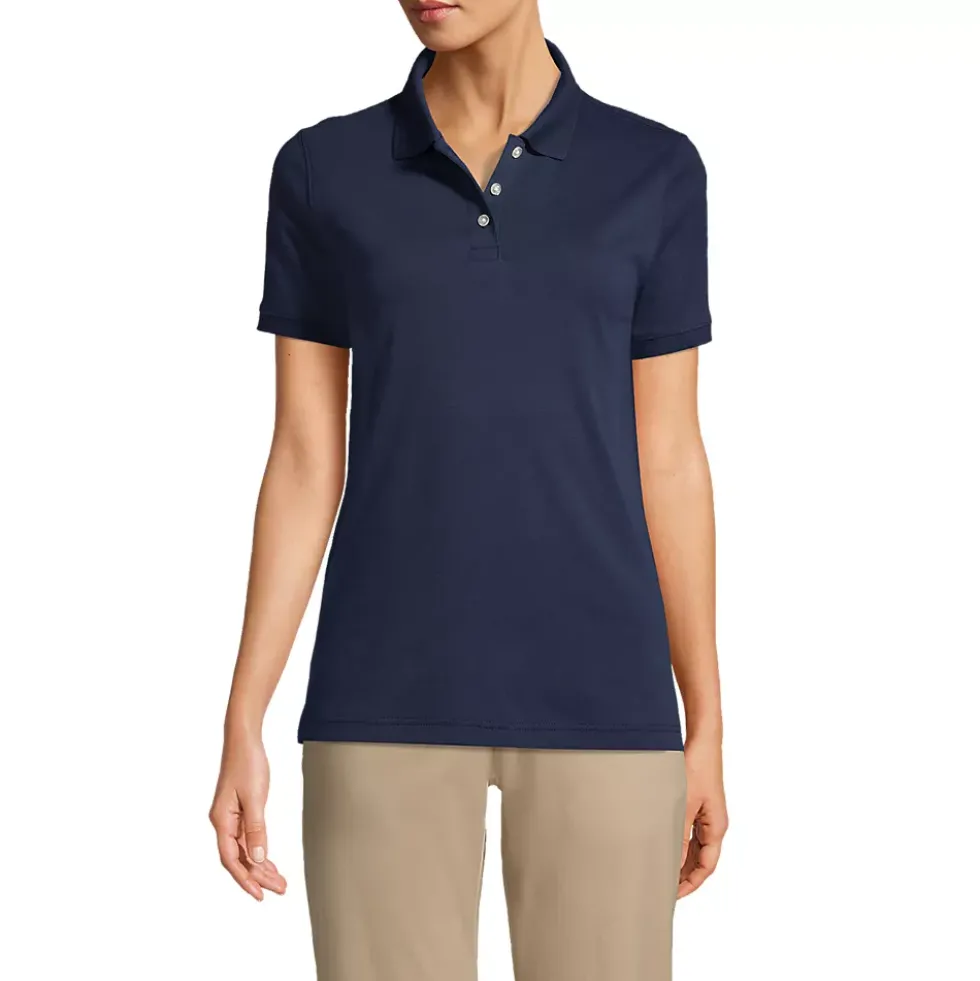 Women's Short Sleeve Interlock Polo Shirt