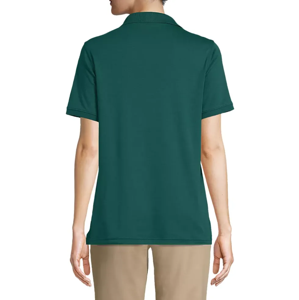 Women's Short Sleeve Interlock Polo Shirt