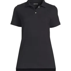 Women's Short Sleeve Mesh Polo Shirt