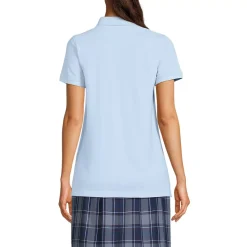 Women's Short Sleeve Mesh Polo Shirt