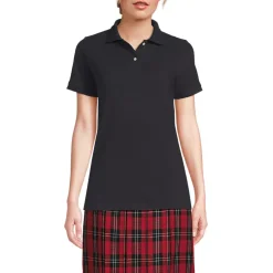 Women's Short Sleeve Mesh Polo Shirt