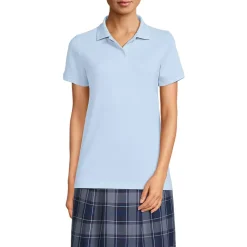 Women's Short Sleeve Mesh Polo Shirt