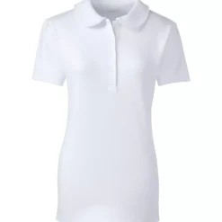 Women's Short Sleeve Peter Pan Collar Polo Shirt