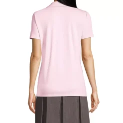 Women's Short Sleeve Peter Pan Collar Polo Shirt