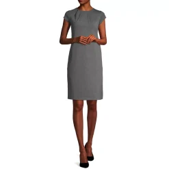 Women's Short Sleeve Ponte Dress