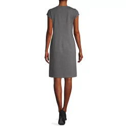 Women's Short Sleeve Ponte Dress