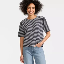 Women's Short Sleeve Slub Jersey T-Shirt