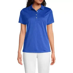 Women's Short Sleeve Solid Active Polo