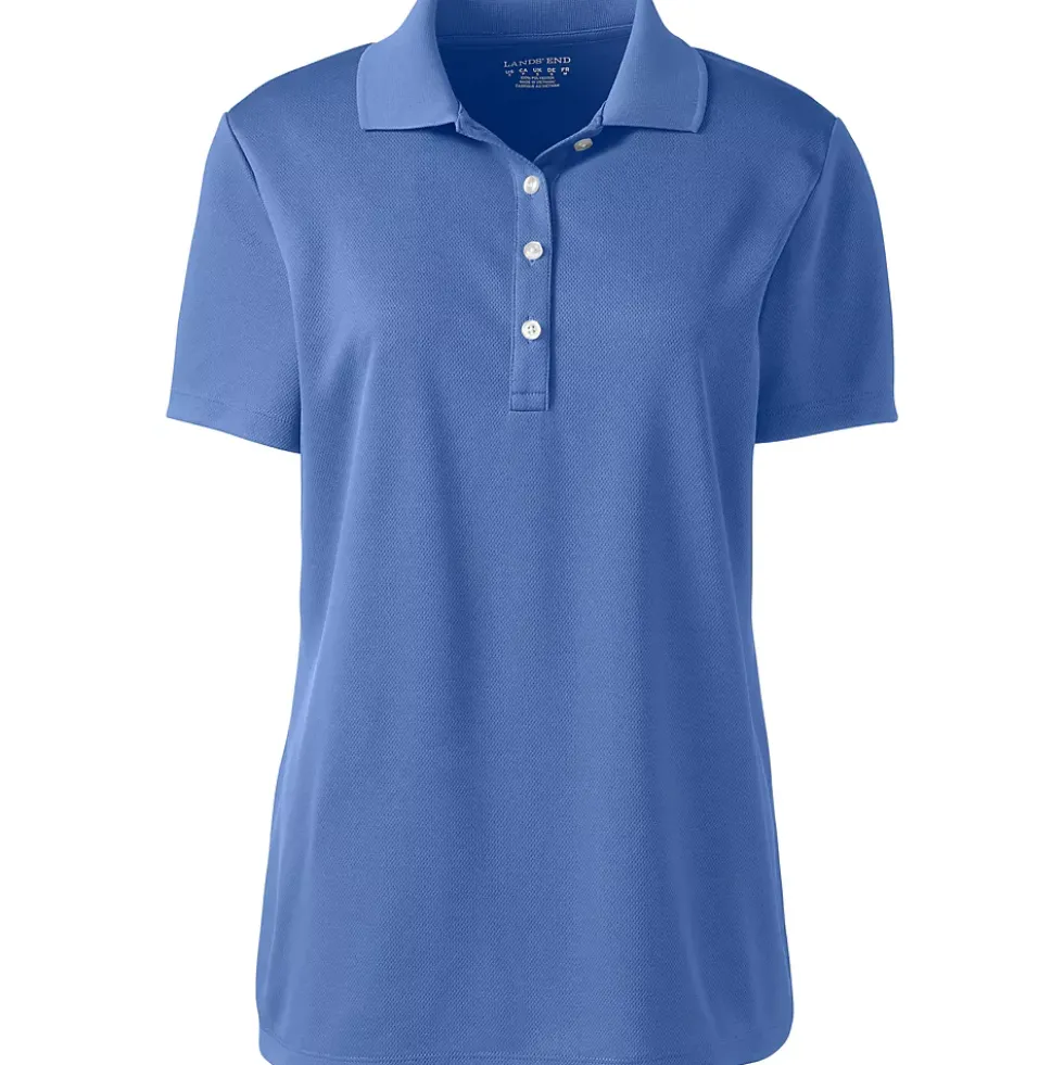 Women's Short Sleeve Solid Active Polo