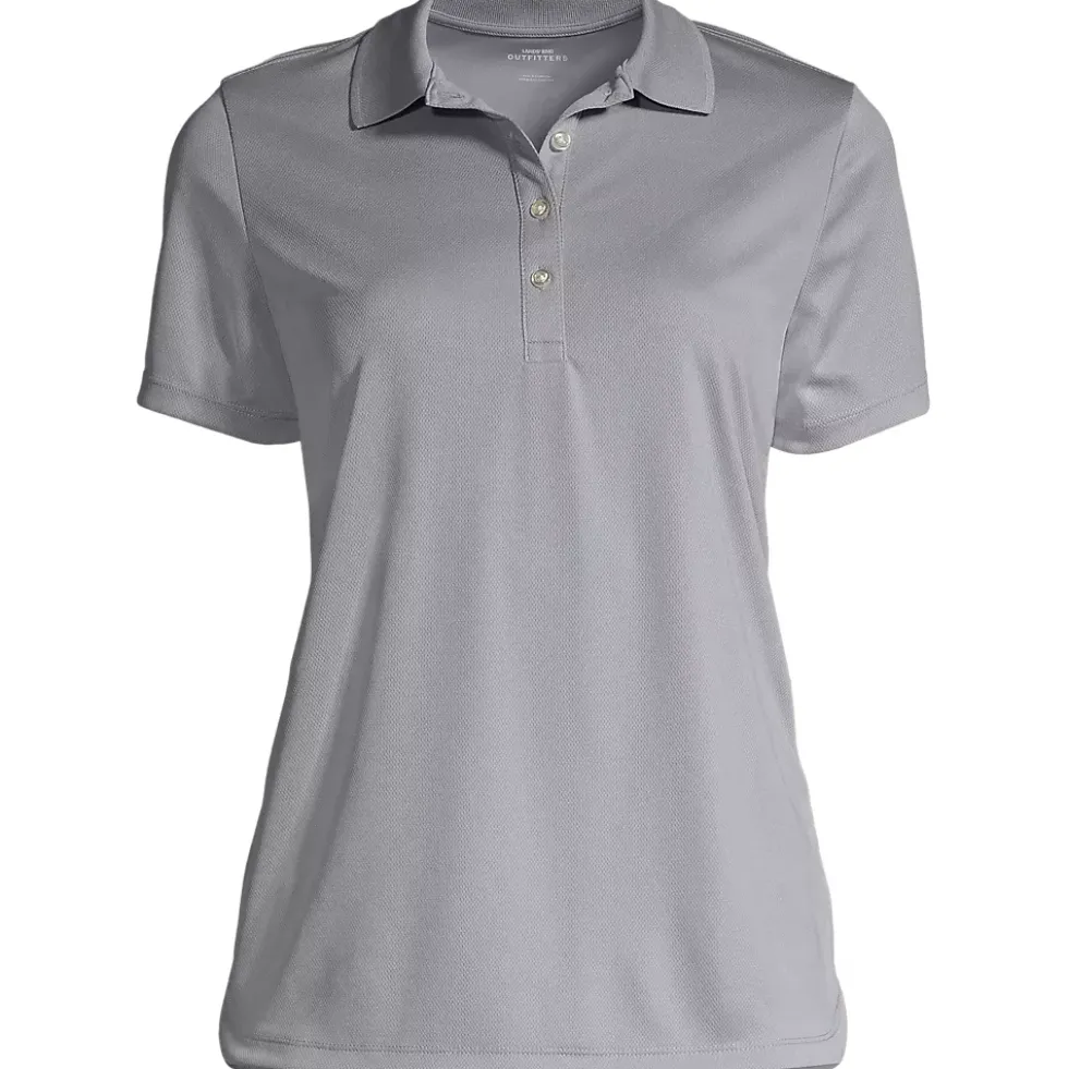 Women's Short Sleeve Solid Active Polo
