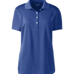 Women's Short Sleeve Solid Active Polo