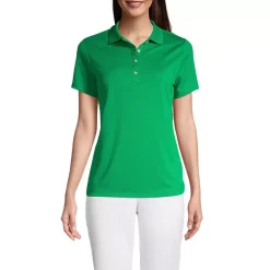 Women's Short Sleeve Solid Active Polo