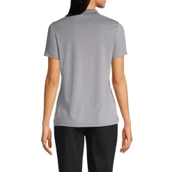 Women's Short Sleeve Solid Active Polo