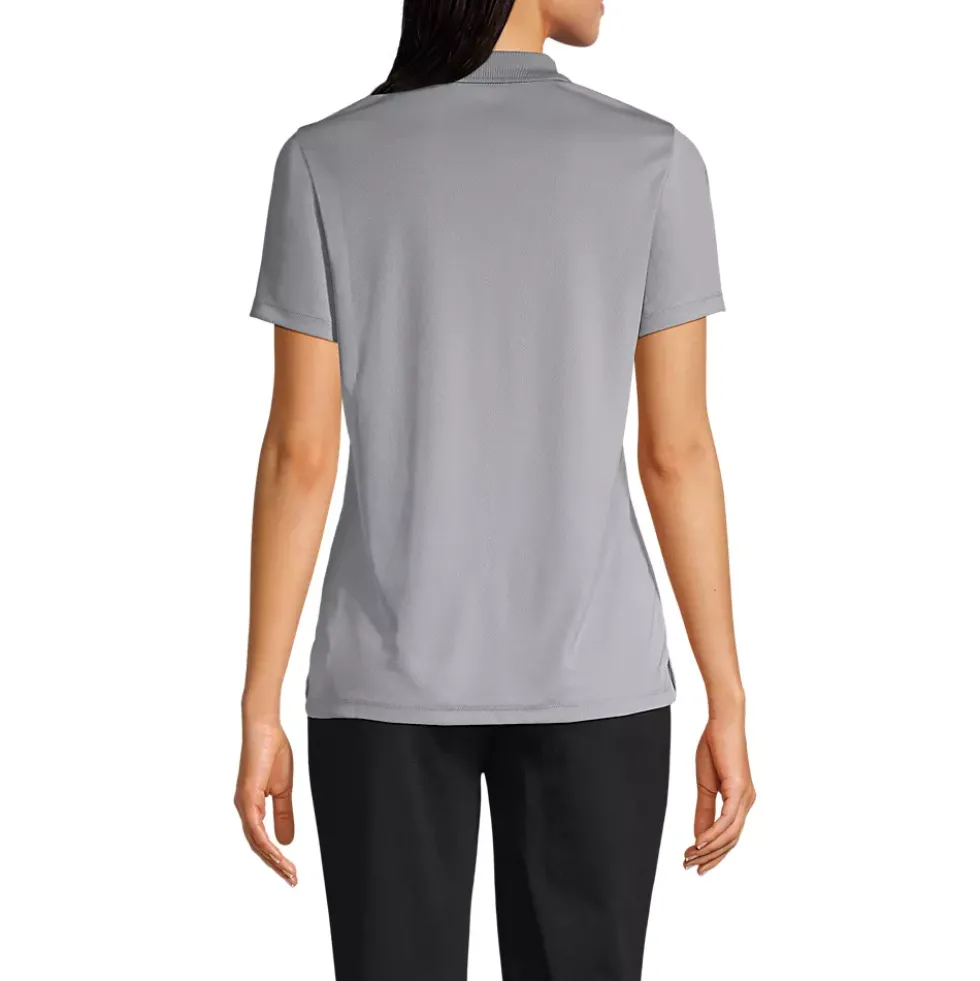 Women's Short Sleeve Solid Active Polo