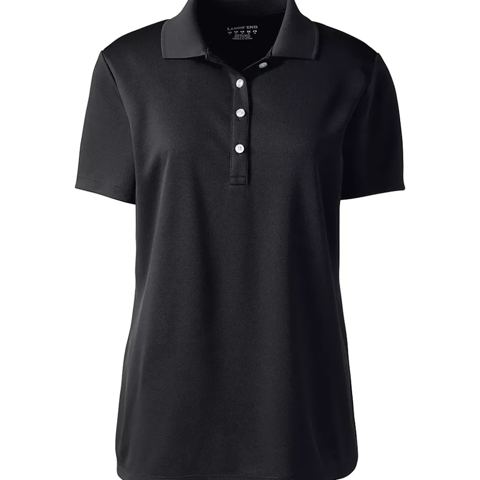 Women's Short Sleeve Solid Active Polo