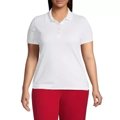 Women's Short Sleeve Solid Active Polo