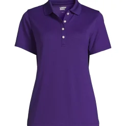 Women's Short Sleeve Solid Active Polo