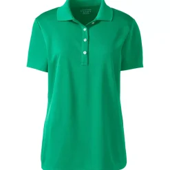 Women's Short Sleeve Solid Active Polo