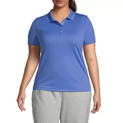 Women's Short Sleeve Solid Active Polo