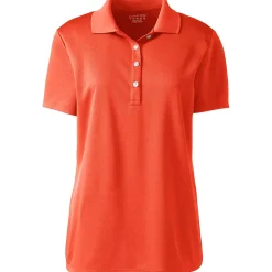 Women's Short Sleeve Solid Active Polo