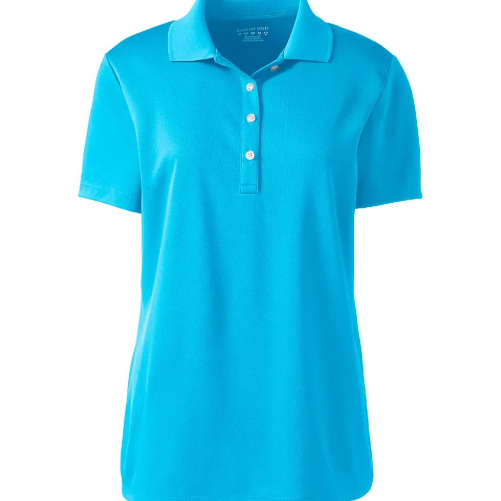 Women's Short Sleeve Solid Active Polo