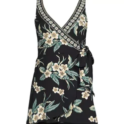 Women's Side Tie Mini Swim Dress Swimsuit