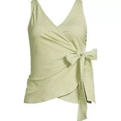 Women's Side Tie Tankini Top
